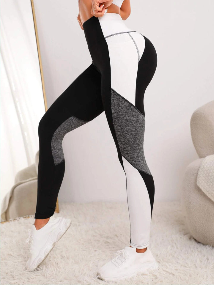 Yoga Pants European And American Stitching Running Pants Women-THAT FASHION STORE